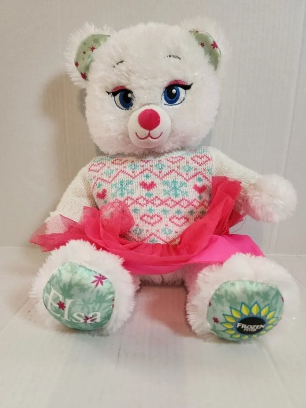 Elsa Frozen Forever White Tinsel‎ Stuffed  Animal